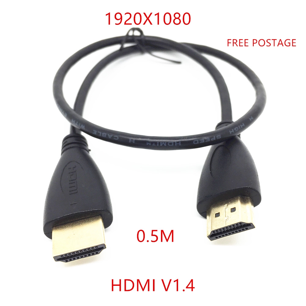 Cáp HDMI mạ vàng dài 50CM V1.4 tốc độ cao 1080P 3D tiện dụng