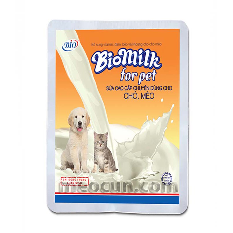 SỮA CHO CHÓ MÈO CON BIO MILK FOR PET