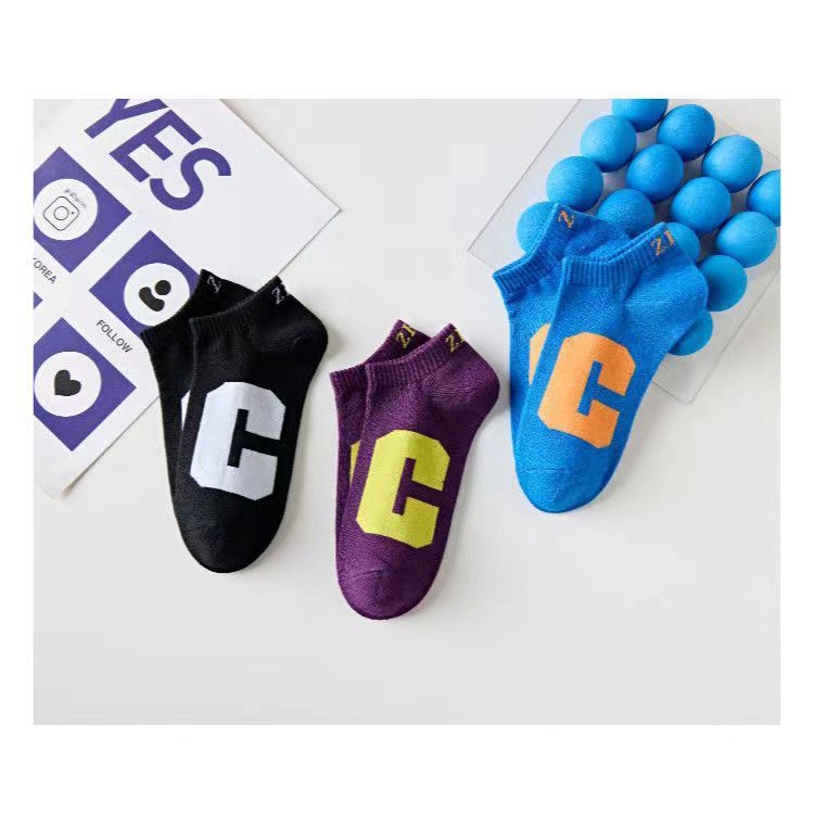 Set 5 Đôi Vớ Cổ Thấp Thoải Mái Cho Nữ