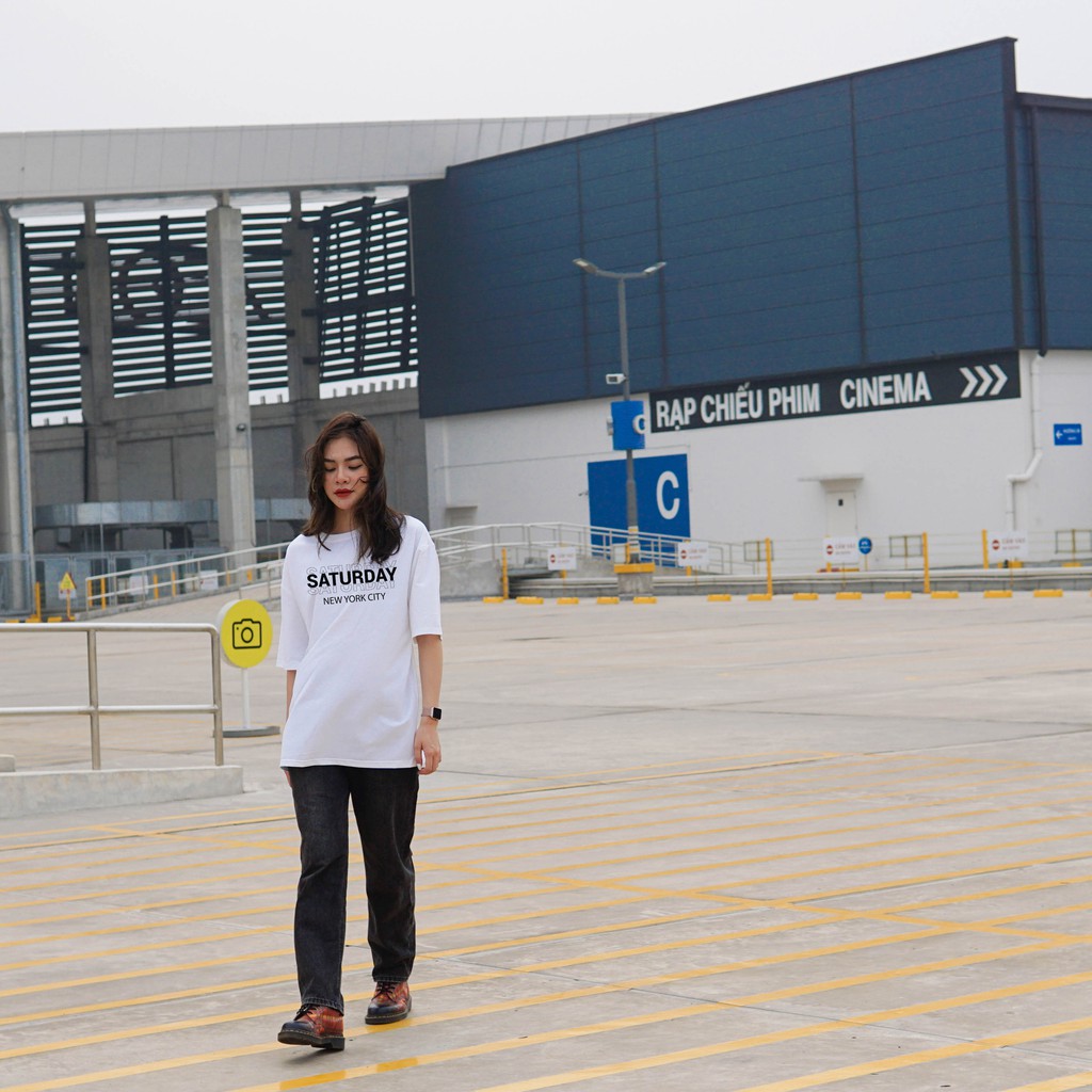 Áo thun tay lỡ New york city by WEARIT phông unisex, thun cotton 4 chiều form rộng cá tính | BigBuy360 - bigbuy360.vn