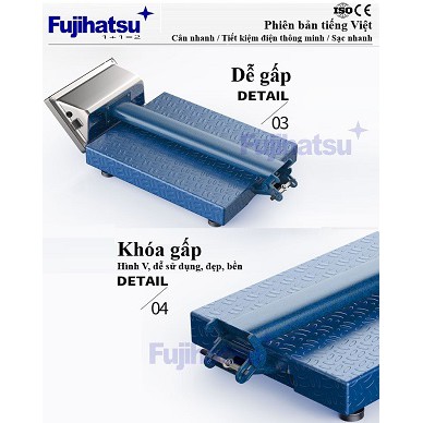 Cân điện tử tính tiền tạ gập 100KG Fujihatsu FNC-01/100 (hàng chính hãng)
