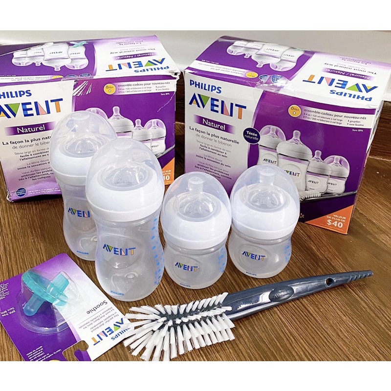 Set Bộ Bình Sữa Phillips Avent Natural 6 món