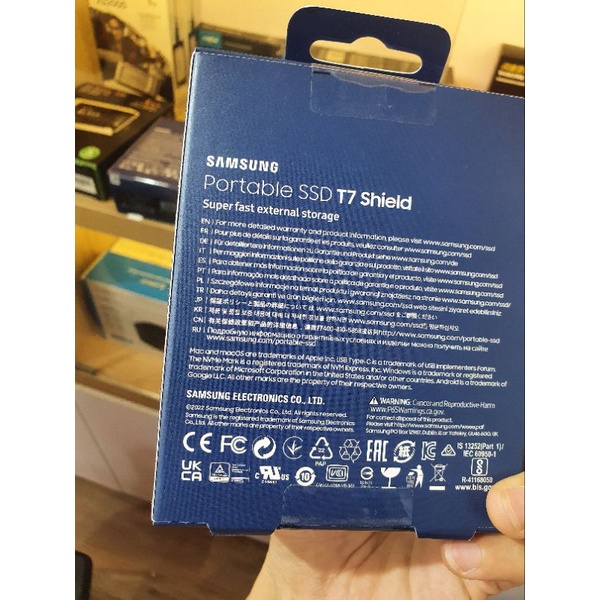 Ổ cứng di động SSD 1TB / 2TB Samsung T7 Shield  - Bảo hành 36 tháng