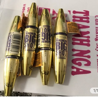 Mascara Maybelline Dày Và Dài Mi Big Shot (10ml) - Đen