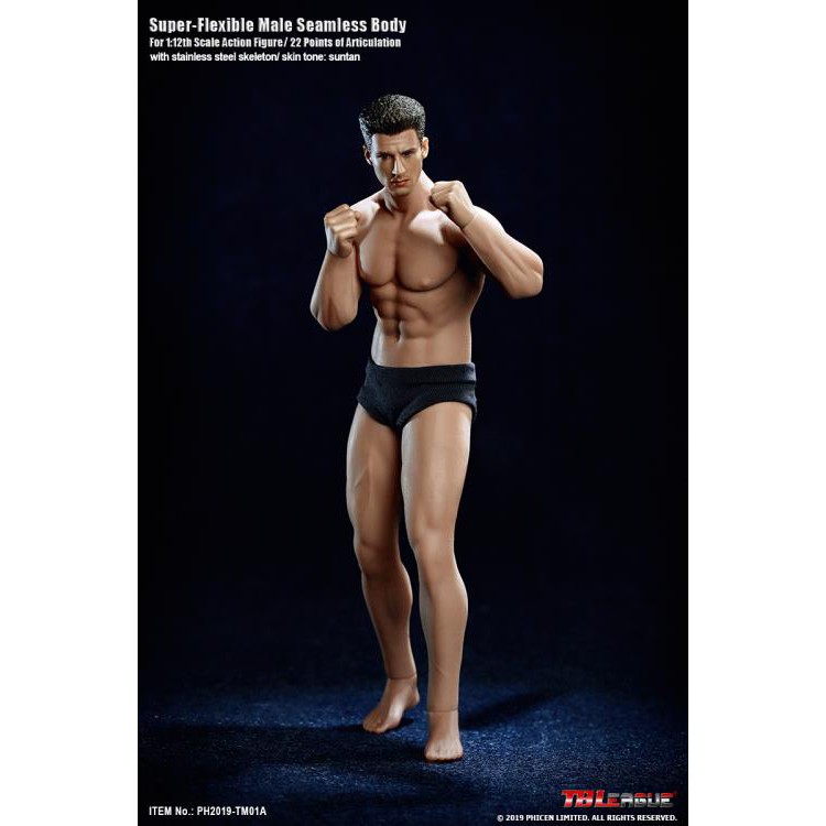 Mô hình chính hãng TBLeague 1/12: Body nam giới của Phicen