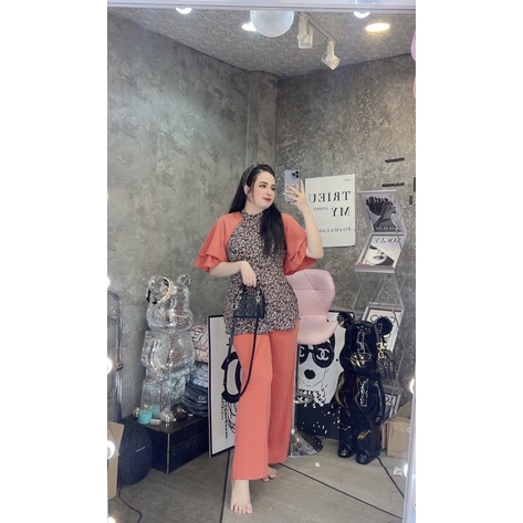 Set Lam bigsize hoa nhí