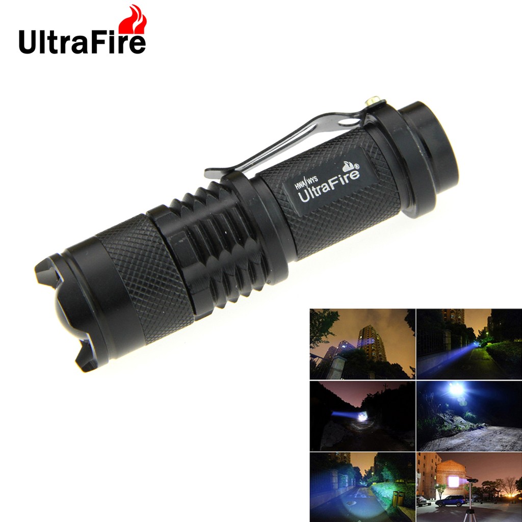 Ultrafire Đèn Pin Led R5 400lm (1x14500) Siêu Sáng