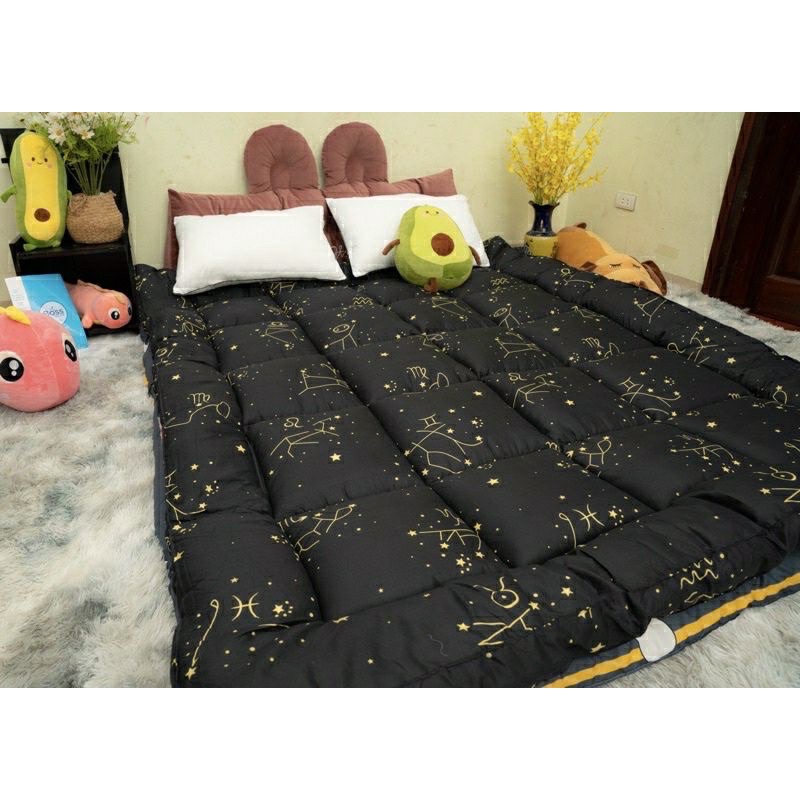 Topper nệm trải sàn đa năng, tấm bảo vệ nệm đủ kích thước size 1mx1m9, 1m2x2m, 1m4x2m, 1m6x2m, 1m8x2m, 2mx2m2