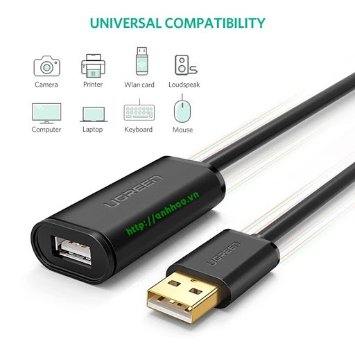 Cáp Chuyển USB 2.0 3M Ugreen 10317 Chính Hãng