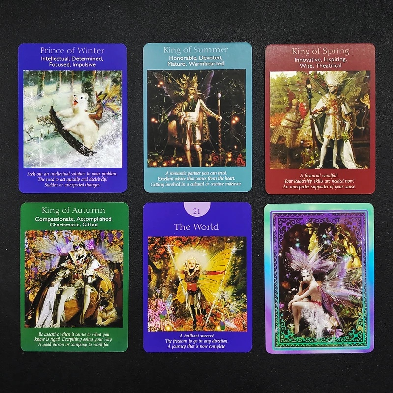 Fairy Tarot Cards: A 78-Card Deck and Guidebook
