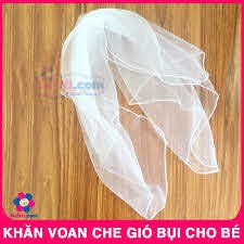 Khăn Voan cho bé trai, bé gái (khăn che mặt chùm đầu khi bé ra ngoài)