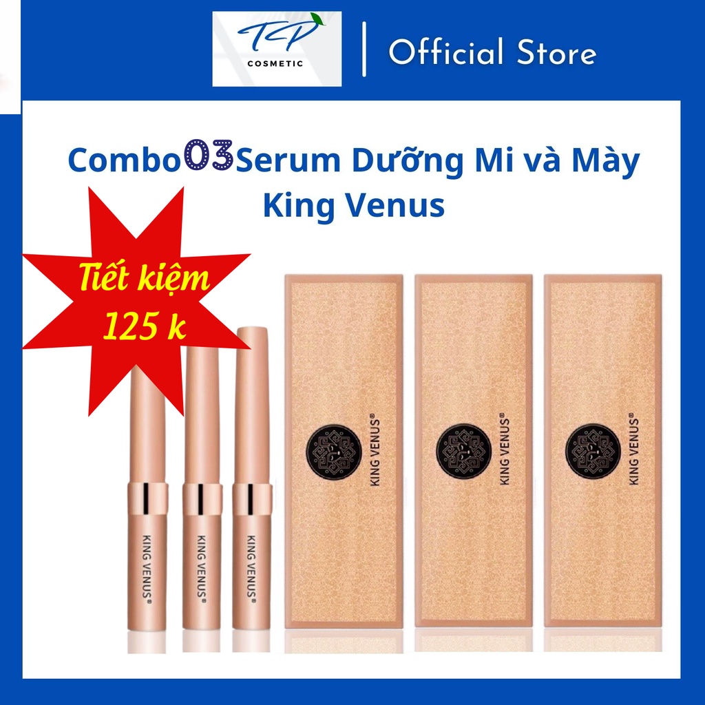 Serum Dưỡng Mi KING VENUS: Dưỡng lông mi lông mày dài, rậm tự nhiên.