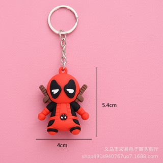 Móc khóa Deadpool kèm dây.