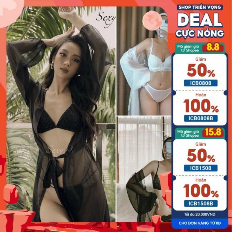 Áo choàng đi biển, áo khoác ngoài bikini ( nhiều mẫu) đẹp và phong cách