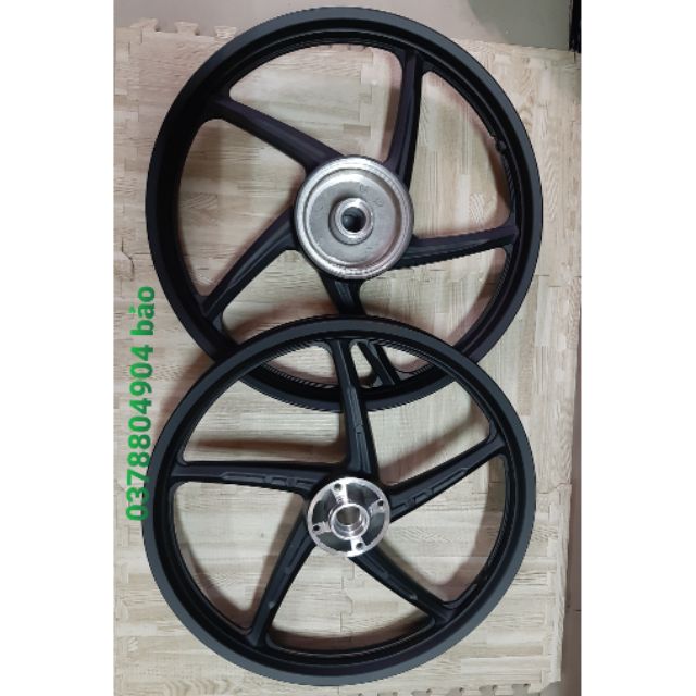 Bánh Mâm WAVE RS 5 cây lớn giả zin có chữ hondaa như hình đĩa trước 4 lỗ sau đùm