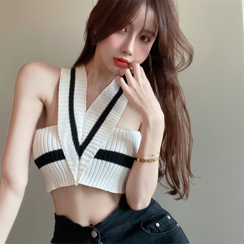 ÁO YẾM MẶC 2 KIỂU LEN HÀN CÓ SẴN