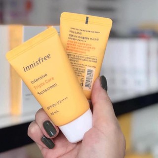 Kem Chống Nắng Innisfree Intensive Triple Care SPF 50+ PA+++