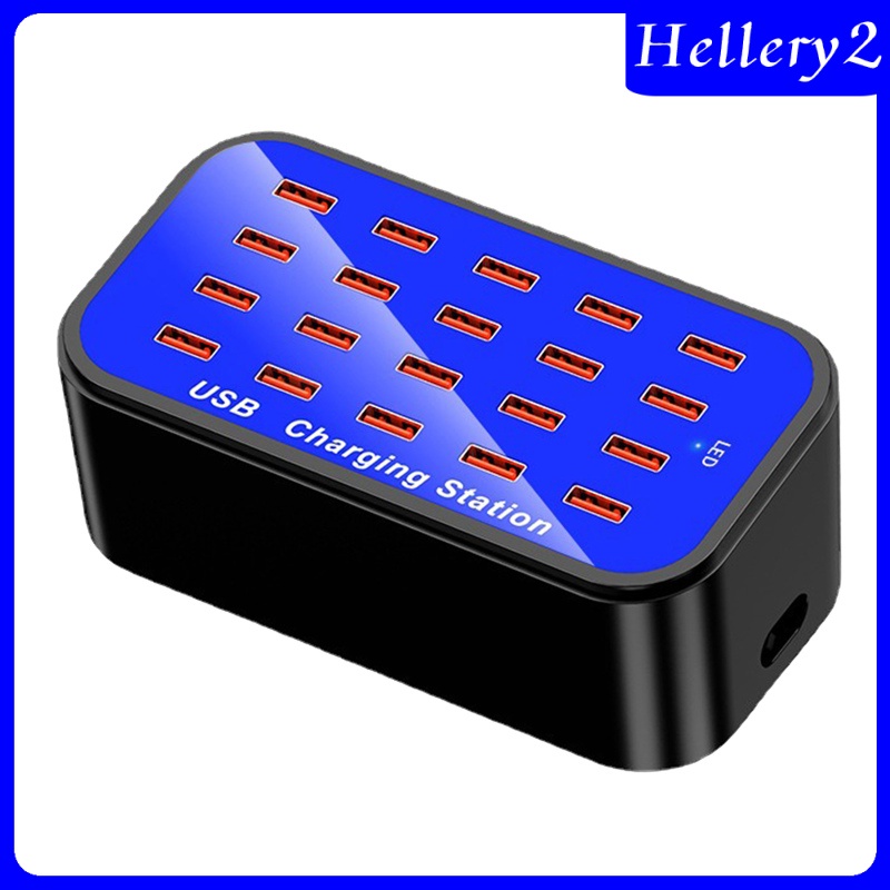 [HELLERY2] Multiple USB Charging Station Organizer 20-Port Professional Accessories US