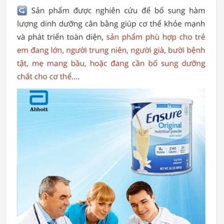 Ensure 397g nội địa