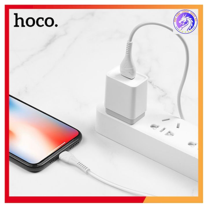 Cáp Sạc Nhanh 2.4A HoCo X37 Lightning + Micro + Type-C - Sạc Ổn Định - Chống Cháy Nổ