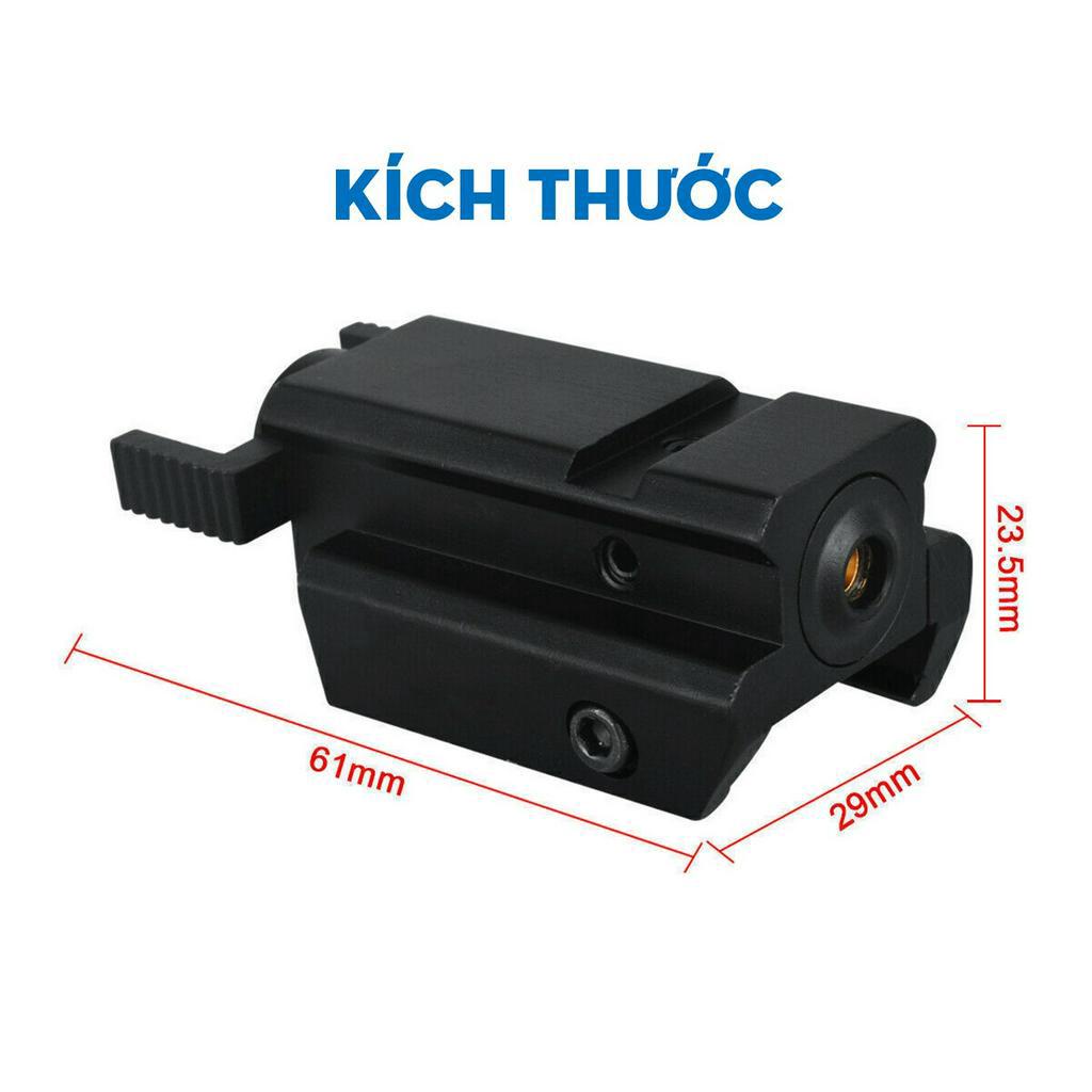 Đèn LAZE Con Gián Kim Loại Tia Đỏ, Phụ Kiện Ná Cải Tiến, Nerf, Thạchh | Đô Shop