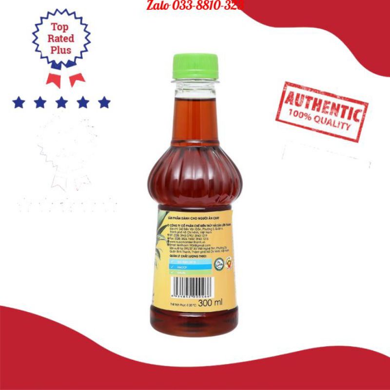 Nước mắm chay Liên Thành Loại 300ml , Chai Nhựa