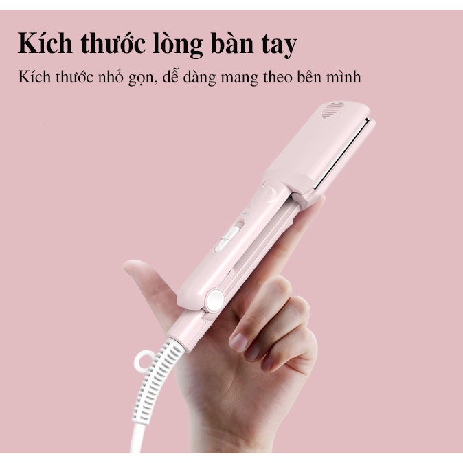 Máy tạo xoăn sóng VIVID&VOGUE®️ VAV038, máy dập xù tạo kiểu xoăn sóng 7mm, máy kẹp xoăn sóng nước