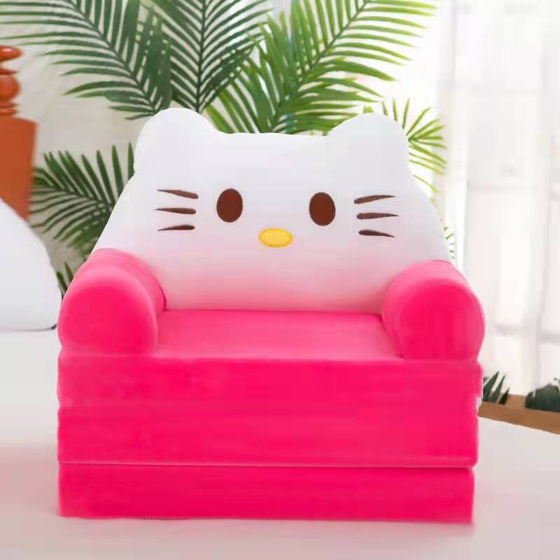 SOFA GIƯỜNG - GHẾ LƯỜI BÔNG HÌNH THÚ CHO BÉ - KITTI