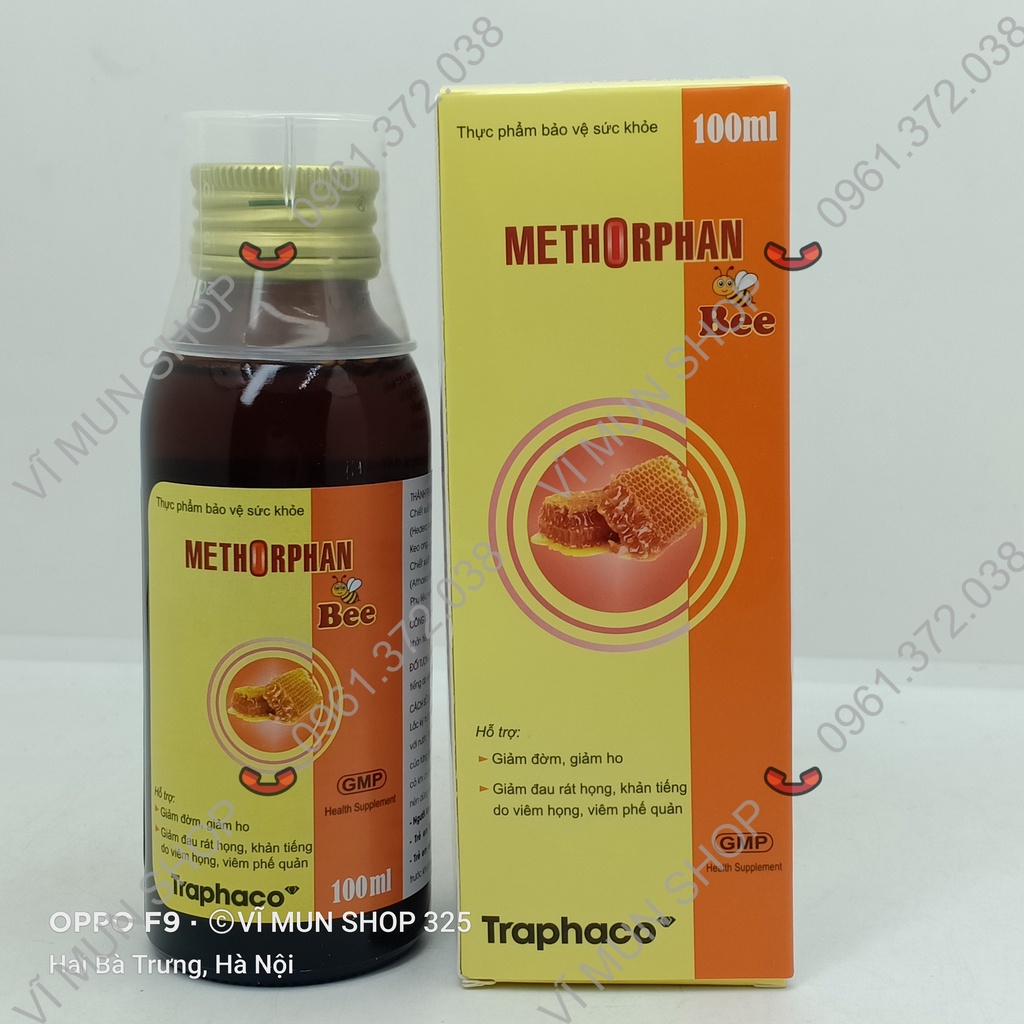 Siro ho METHORPHAN Bee chai 100ml - Traphaco
