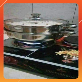 Nồi Hấp 2 Tầng Inox size 28cm