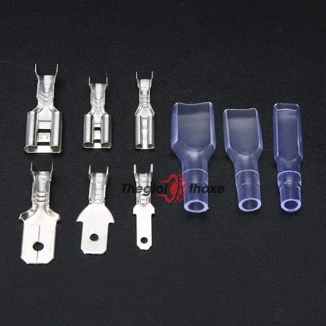 Hộp jack cos xe máy 210 đầu giắc cos đực cái + mũ chụp - Thế Giới Thợ Xe