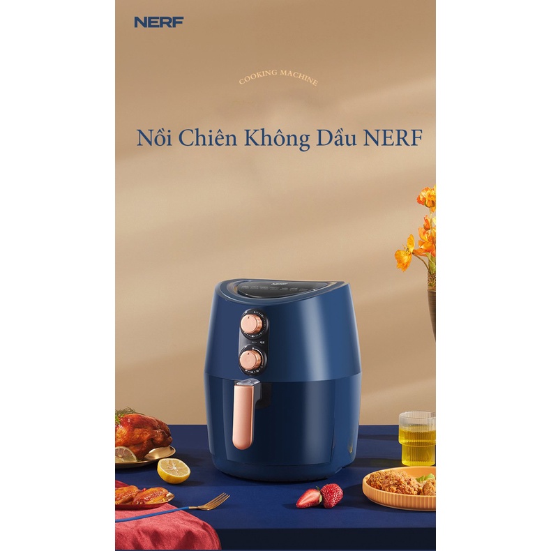 Nồi chiên không dầu cao cấp - Nồi nướng không dầu NERF Nội địa Trung