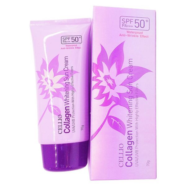 Kem chống nắng cellio SPF 50PA+ 70ml