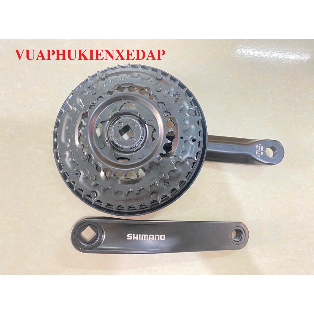 Đùi đĩa nhôm Shimano FC- TY301 xe đạp thể thao 42T
