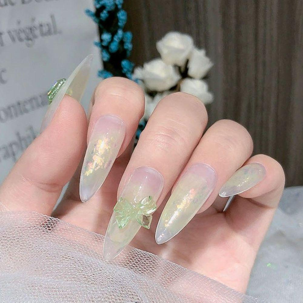 Phụ Kiện Trang Trí Móng Tay Hình Nơ Xinh Xắn|Vật Liệu Trang Trí Móng Tay 3D DIY Charms