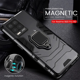 Ốp Lưng Có Vòng Nhẫn Nam Châm Hít Xe Hơi Cho Realme 8 Pro Realme 8 4g
