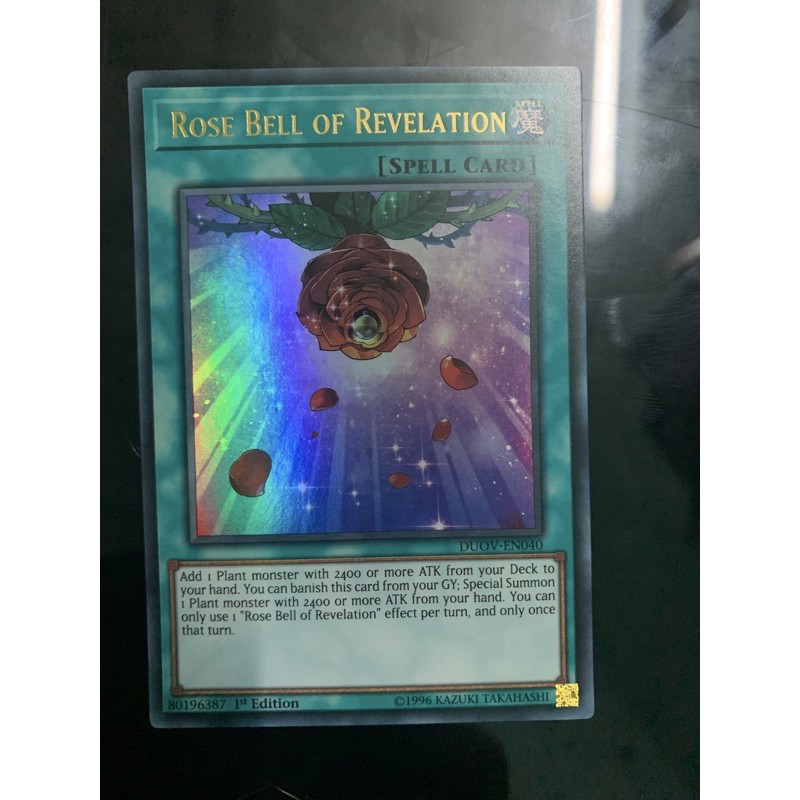 B i Yugioh Rose Bell Of Revelation Shopee Vi t Nam