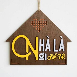 Bảng biển gỗ trang trí decor