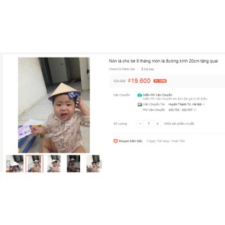 combo 10 sản phẩm nón 9 vòng đường kính 20 cm