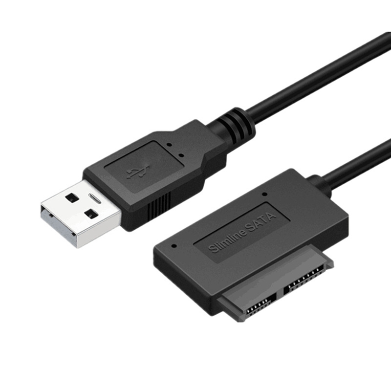 Dây Cáp Chuyển Đổi Usb Sang Sata Cho Ổ Đĩa Dvd / Laptop Usb 2.0 13pin Sata