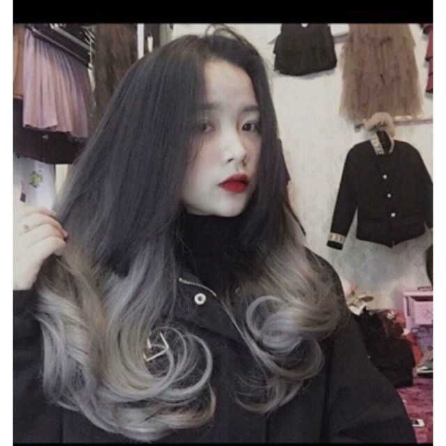 Tóc giả kẹp nữa đầu 🥰 freeship 50k🥰 tóc chữ u omber đủ màu cao cấp- hình thật