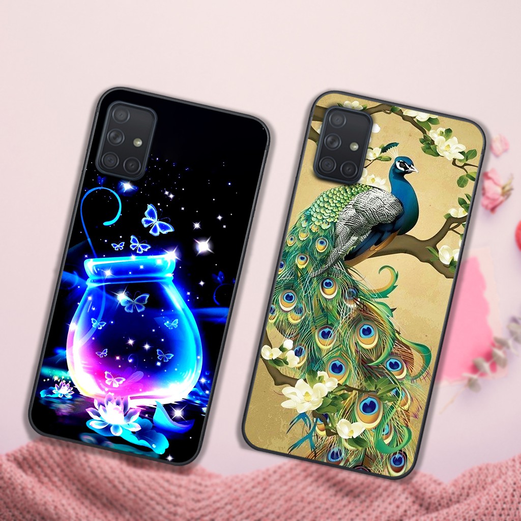 Ốp lưng điện thoại Samsung Galaxy A51 - A71 in hình hoa siêu đẹp- Doremistorevn