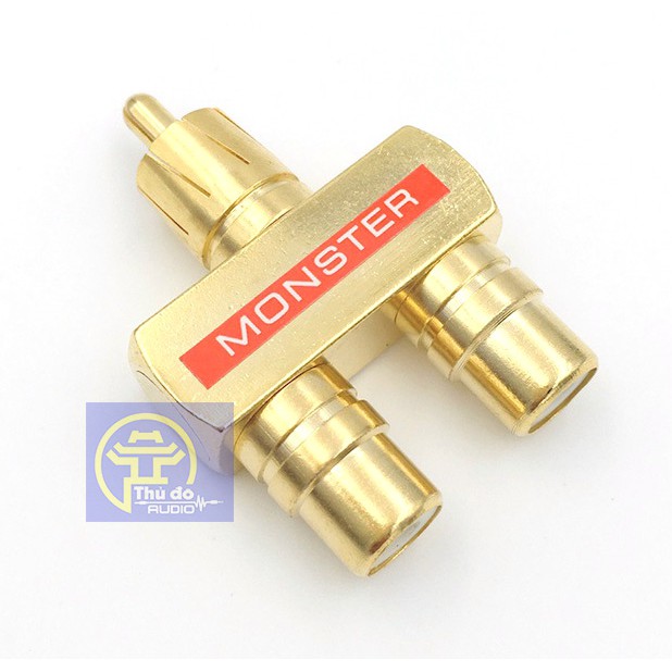 01 cái Jack chia AV  1 ra 2 Monster