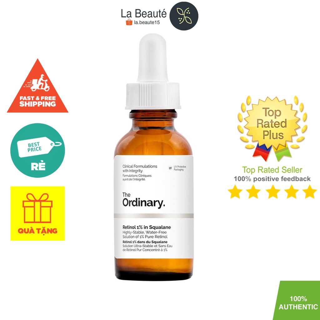The Ordinary Retinol 1% in Squalane - Tinh Chất Chống Lão Hóa Da 30ml