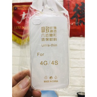 Ốp Dẻo Trong Suốt Cho Máy 4 / 4S - Chống Sốc, Mỏng Nhẹ, Dễ Dàng Lắp Đặ