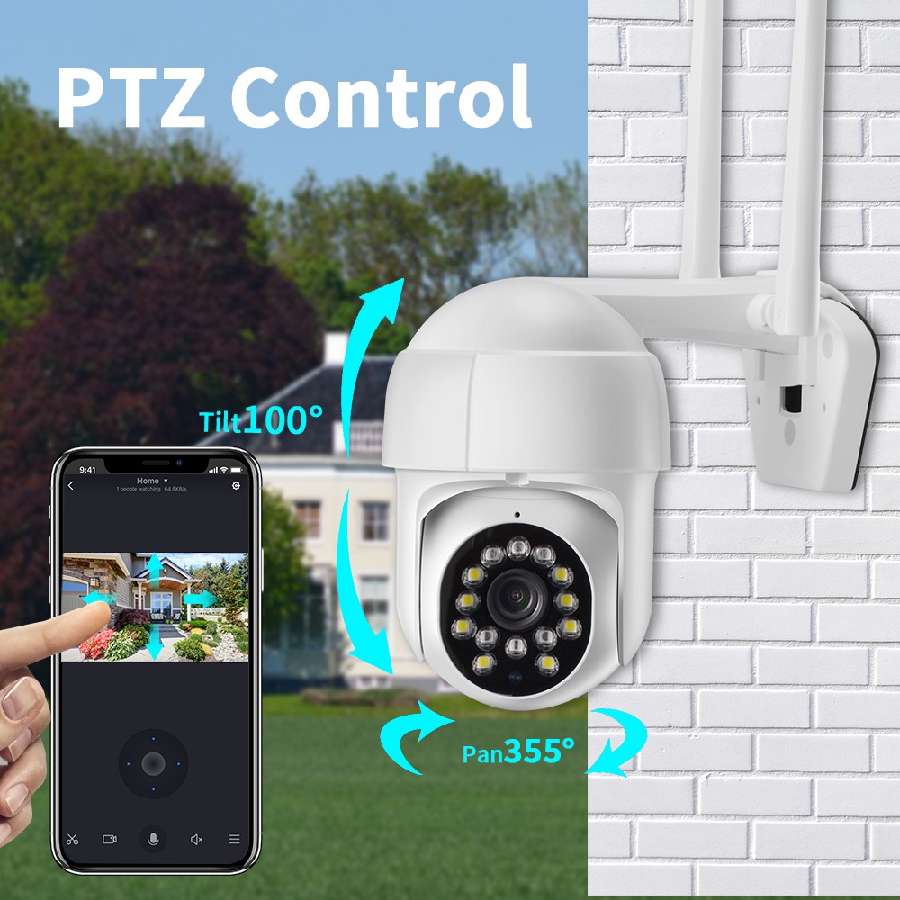 Camera IP Hamrol 1080P Yoosee PTZ Âm Thanh Wifi 2MP Tự Động Theo Dõi P2P Quan Sát Không Dây