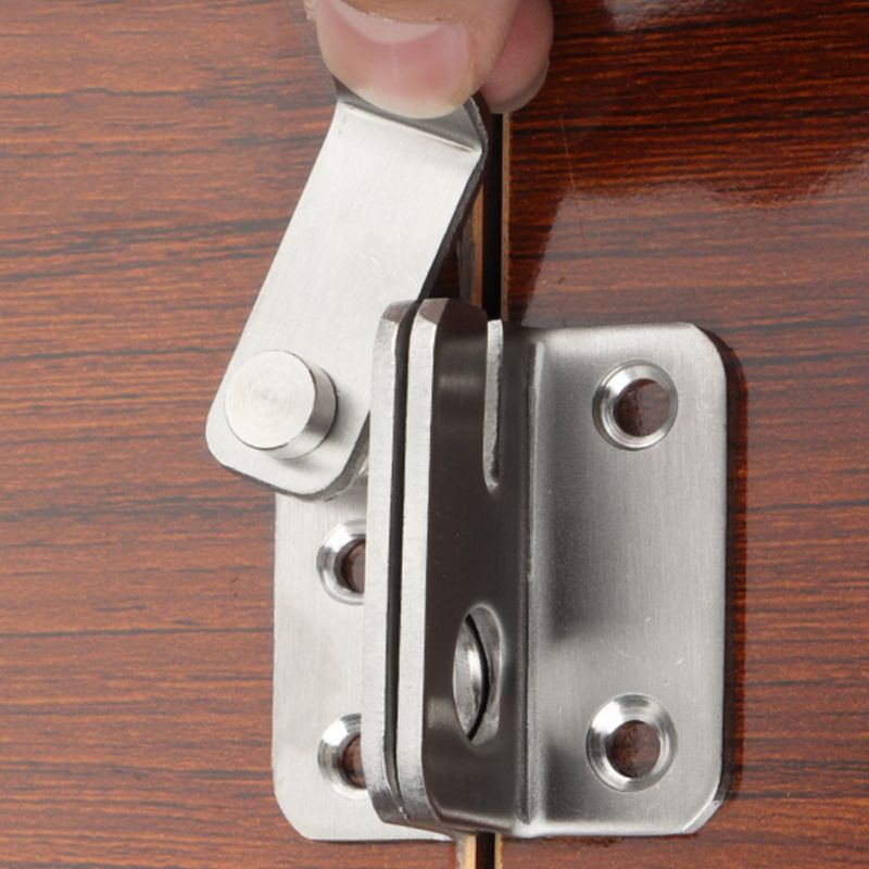 Bu Lông Khóa Cửa An Toàn Bằng Thép Không Gỉ Dày Dặn Trái Phải Chống Trộm