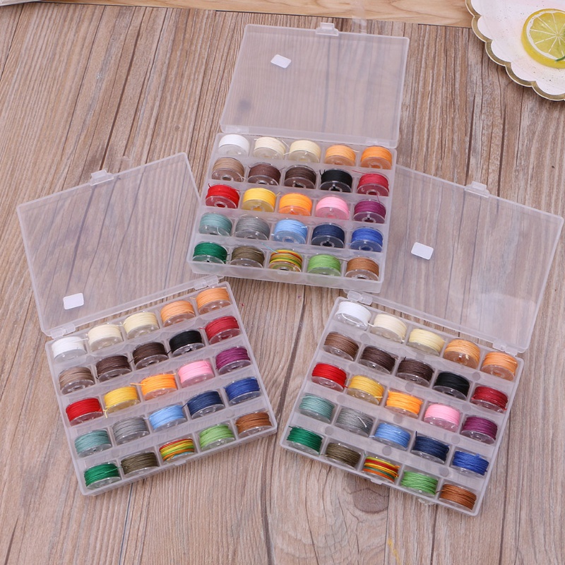 Hộp 25 Cuộn Chỉ Trong Suốt Dùng May Vá Tiện Dụng