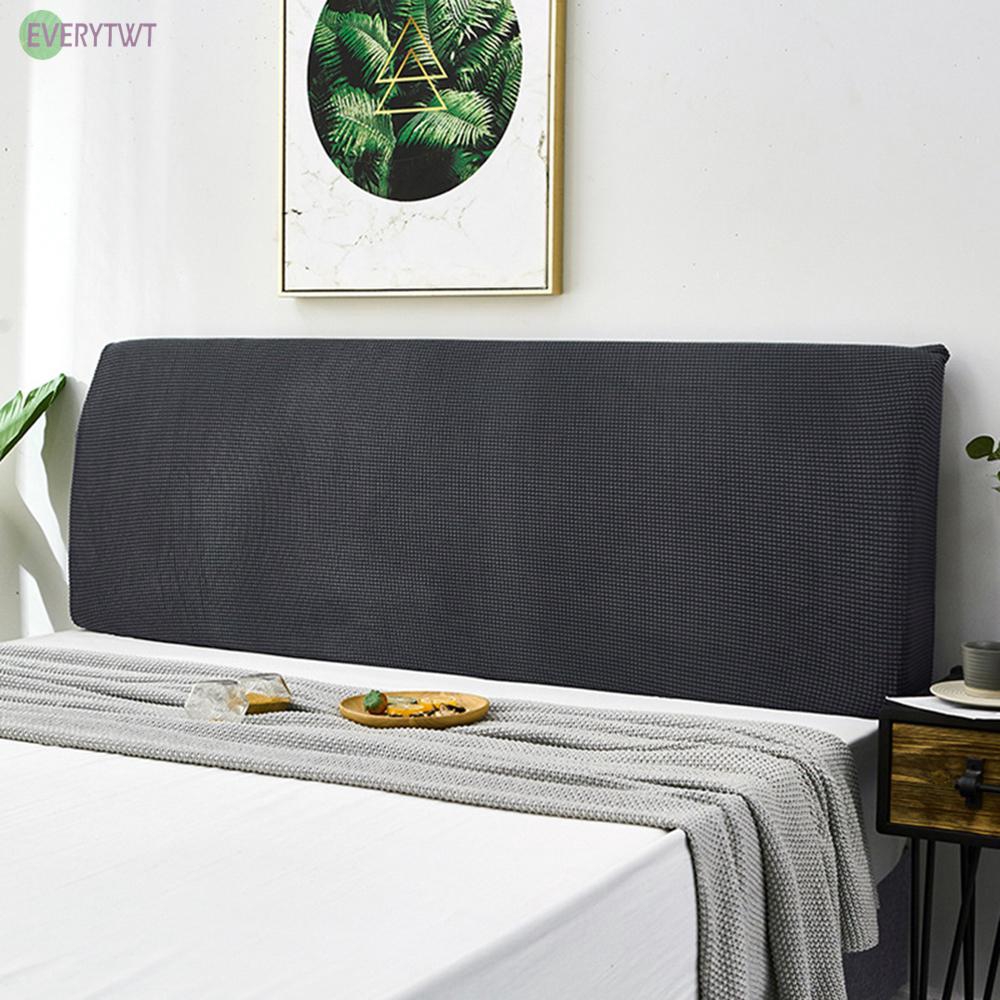 Miếng bọc bảo vệ tấm đầu giường bằng chất liệu polyester co giãn mềm chống bụi và dễ giặt
