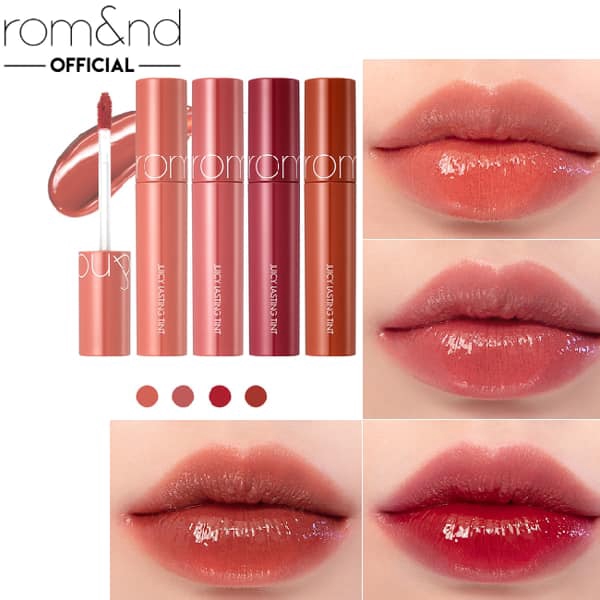 ][4 Màu Mới 10-13] Son Tint Lì Romand Juicy Lasting Tint